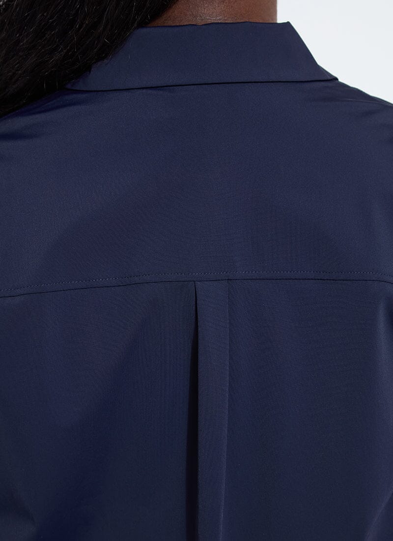 Lysse Schiffer Button Down (Plus Size)  True Navy