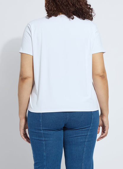Lysse Perfect Box-Cut Tee Curvy White