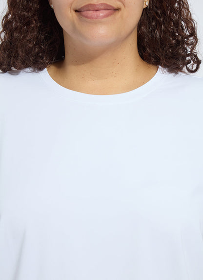 Lysse Perfect Box-Cut Tee Curvy White