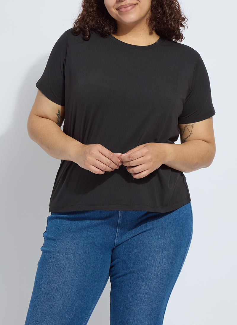 Lysse Perfect Box-Cut Tee Curvy White