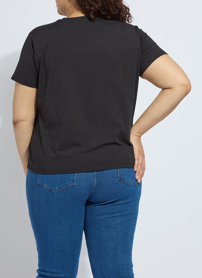 Lysse Perfect Box-Cut Tee Curvy White