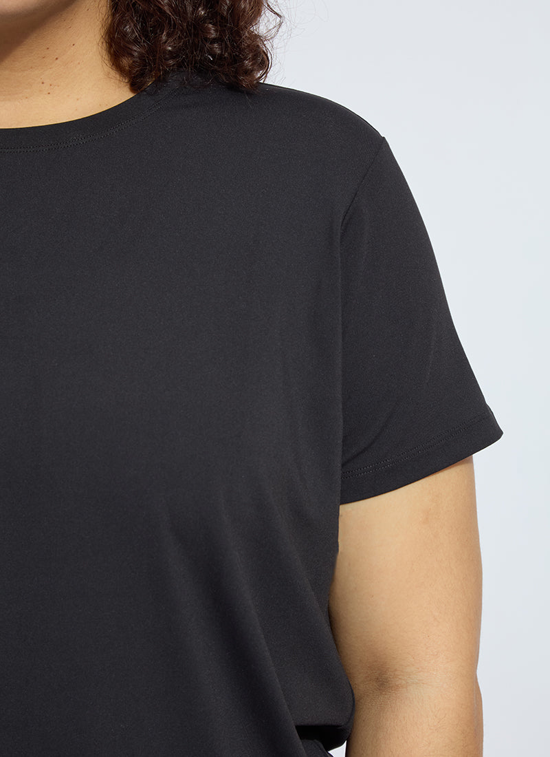 Lysse Perfect Box-Cut Tee Curvy White