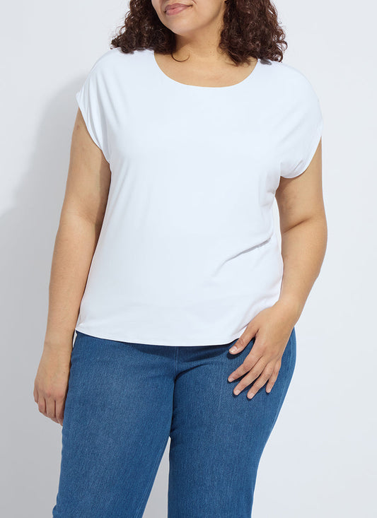 Lysse Lyssentials Top Curvy White