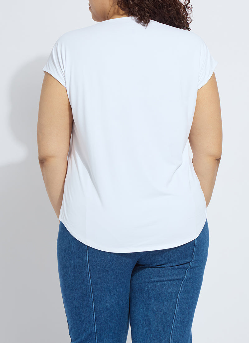 Lysse Lyssentials Top Curvy White