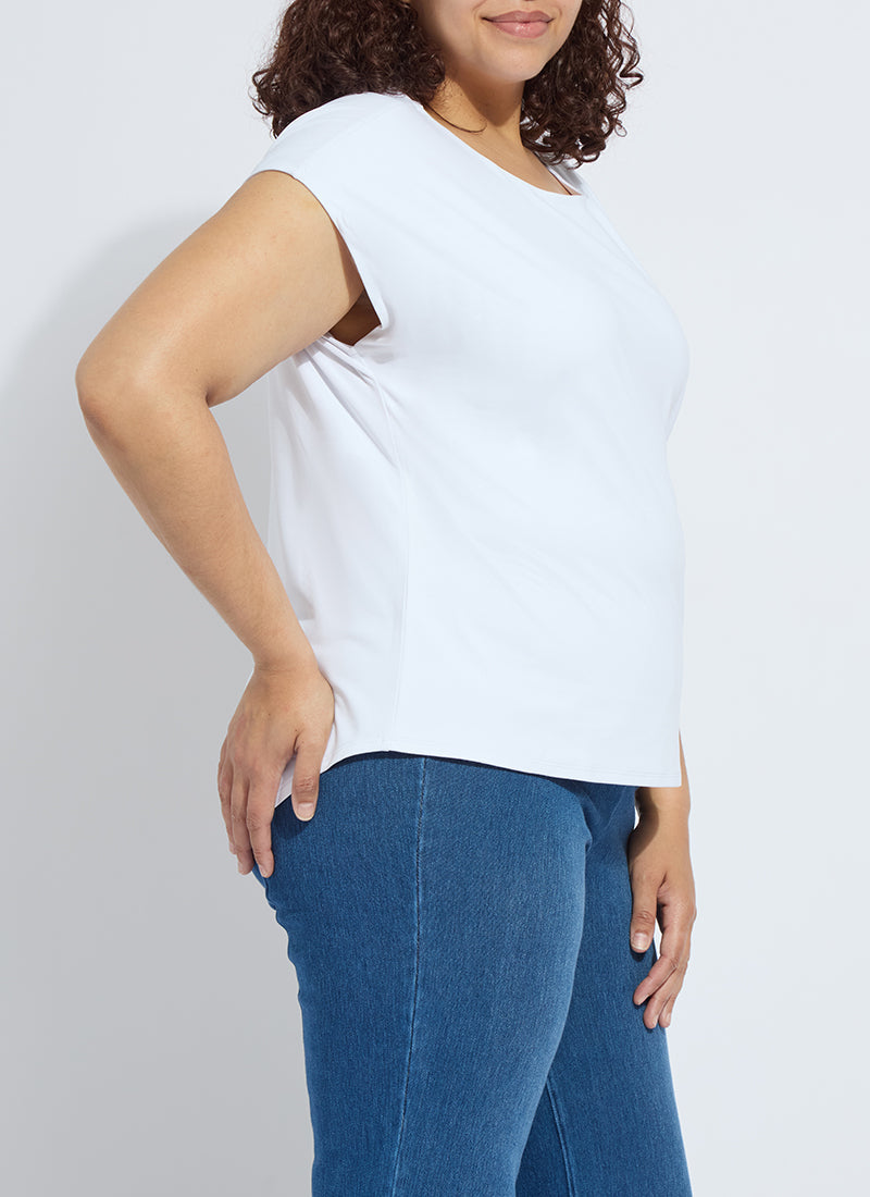 Lysse Lyssentials Top Curvy White