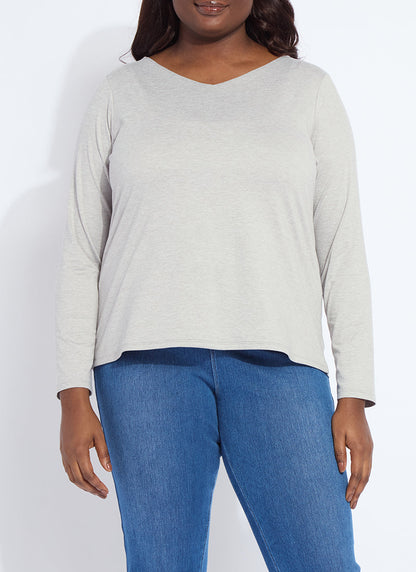Lysse Lyssential Long Sleeve Curvy White