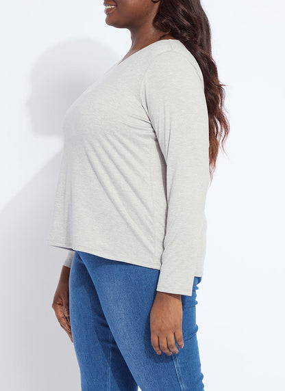 Lysse Lyssential Long Sleeve Curvy White