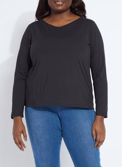 Lysse Lyssential Long Sleeve Curvy White