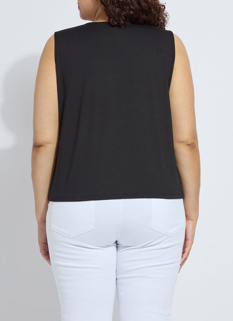 Lysse Essential V-neck Shell Curvy White