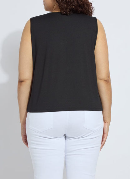 Lysse Essential V-neck Shell Curvy White