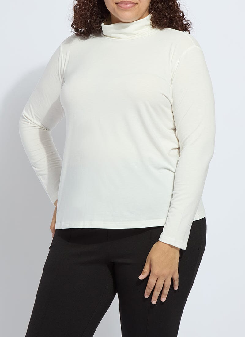 Lysse Essential Long Sleeve Turtleneck Curvy Black