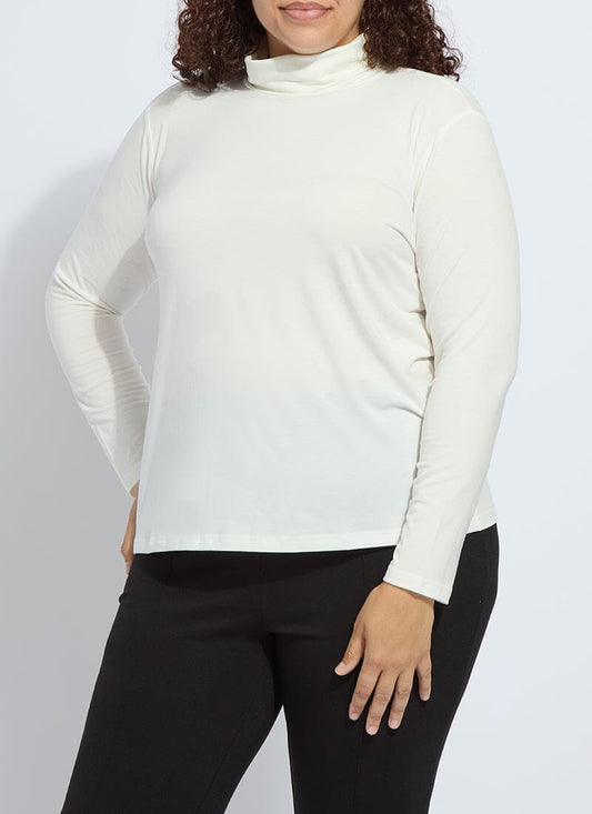 Lysse Essential Long Sleeve Turtleneck Curvy Black