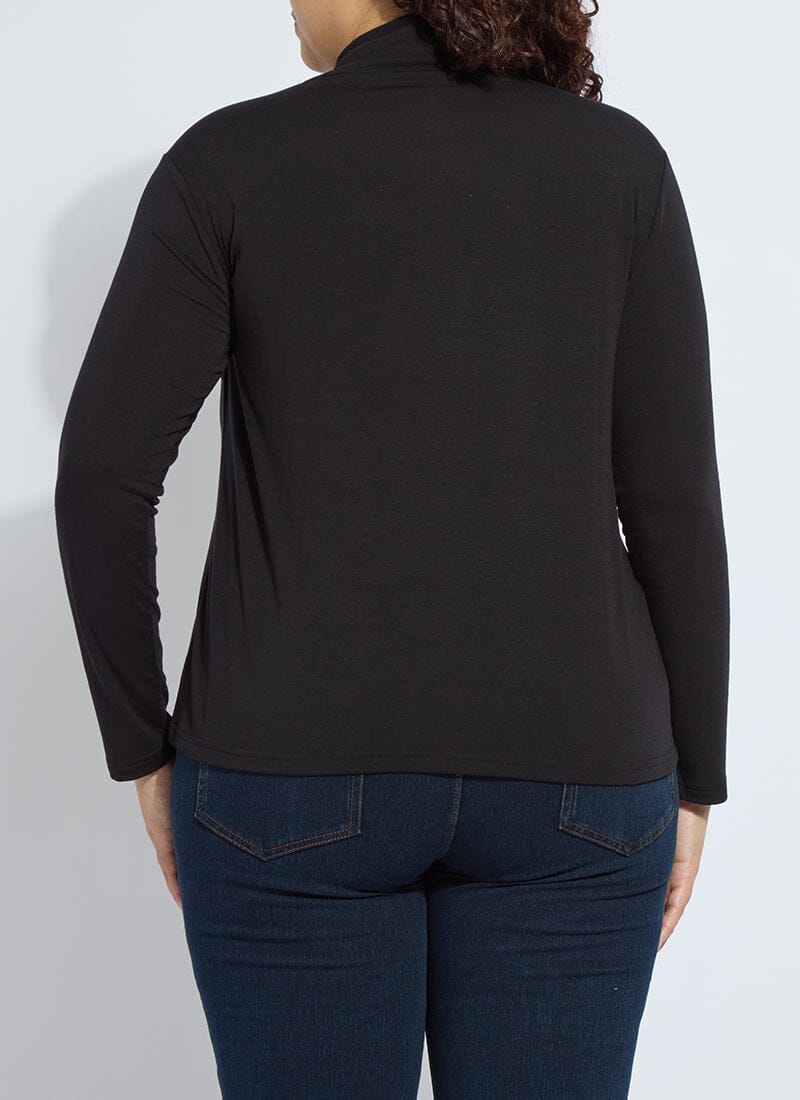 Lysse Essential Long Sleeve Turtleneck Curvy Black