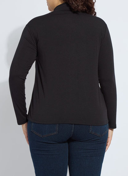 Lysse Essential Long Sleeve Turtleneck Curvy Black
