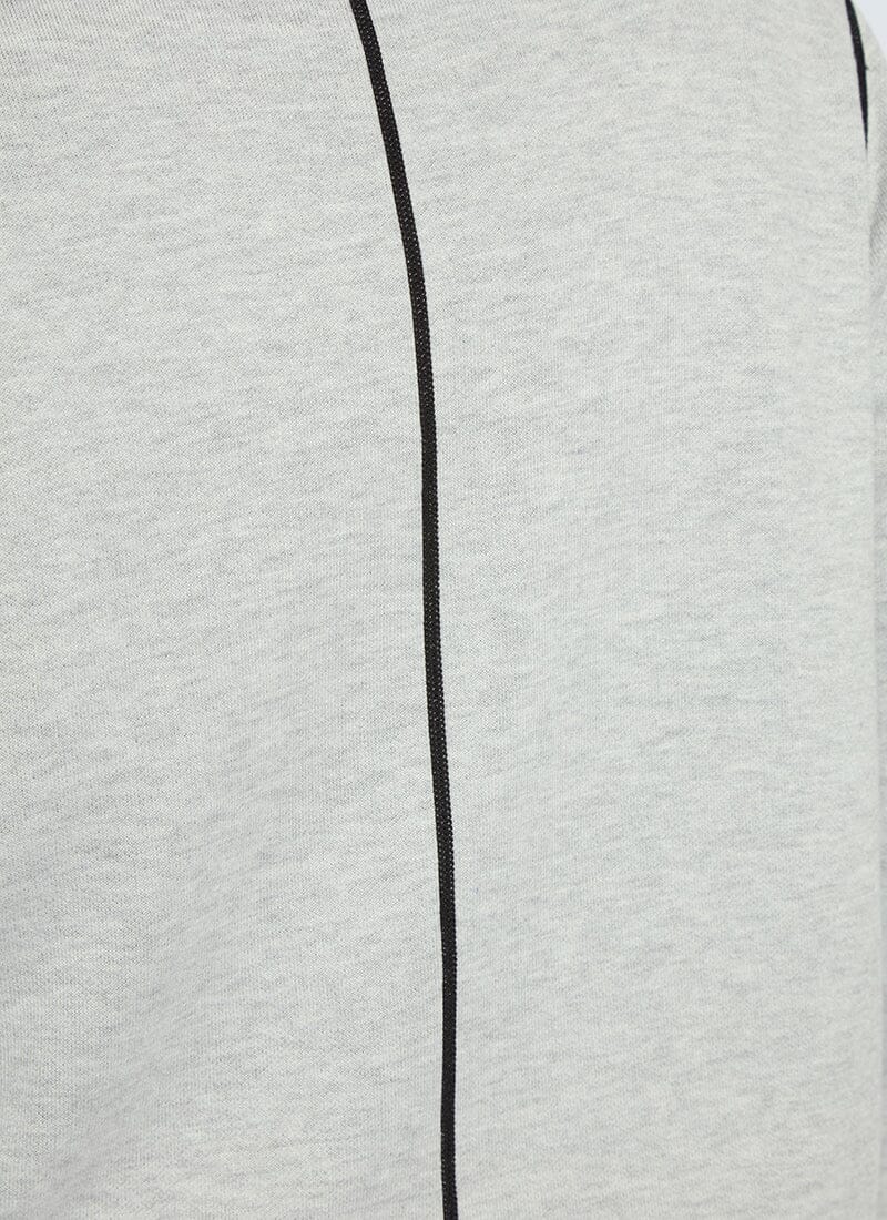 Lysse REVERSIBLE Cashmere Zip Up Cardigan Curvy Black/Pearl Grey Melange