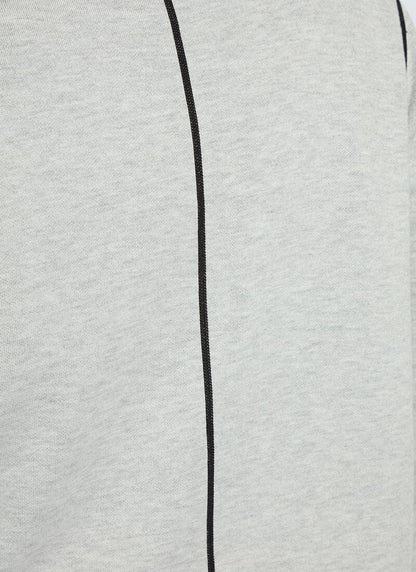 Lysse REVERSIBLE Cashmere Zip Up Cardigan Curvy Black/Pearl Grey Melange