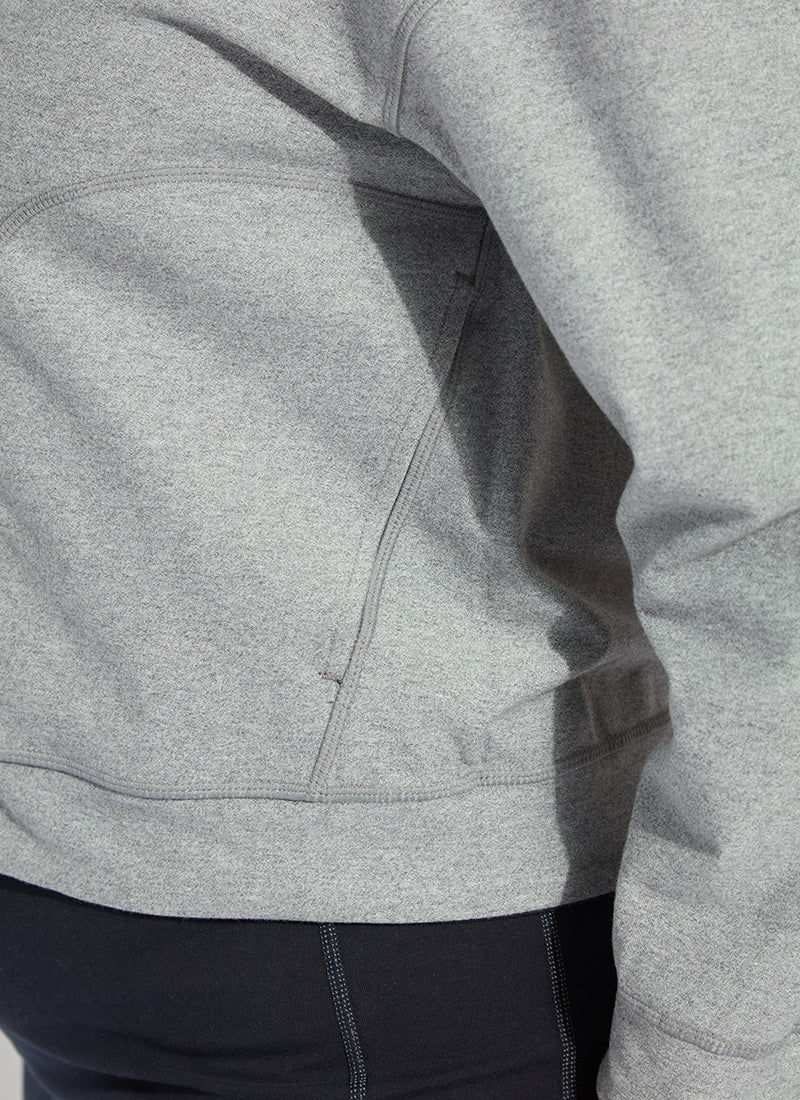 Lysse Jovie Reversible Hoodie Curvy True Navy Grey Melange