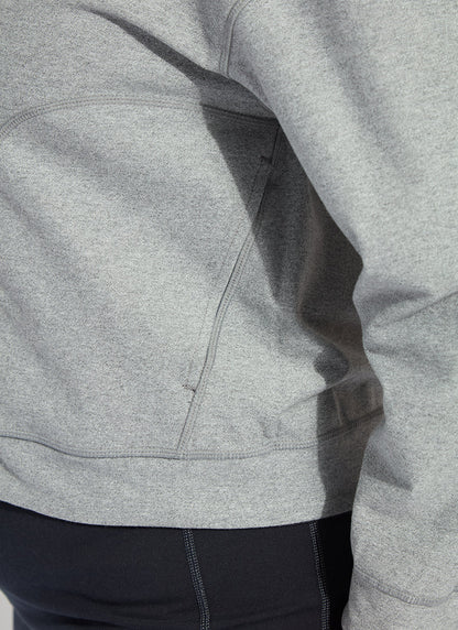 Lysse Jovie Reversible Hoodie Curvy True Navy Grey Melange