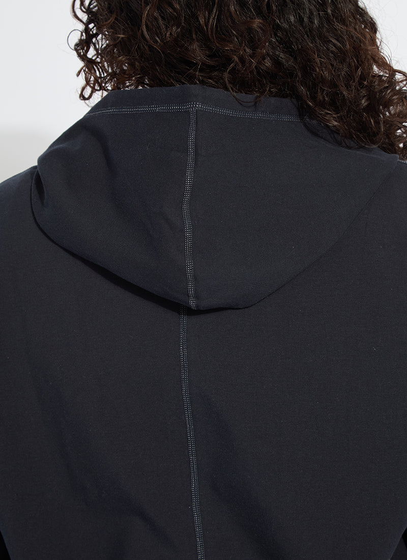 Lysse Jovie Reversible Hoodie Curvy True Navy Grey Melange