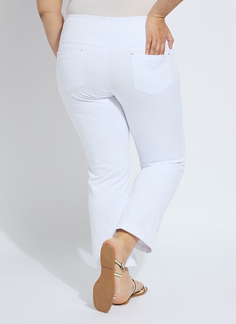 Lysse Ankle Denim Baby Bootcut (Curvy, 27" Inseam) Mid Wash