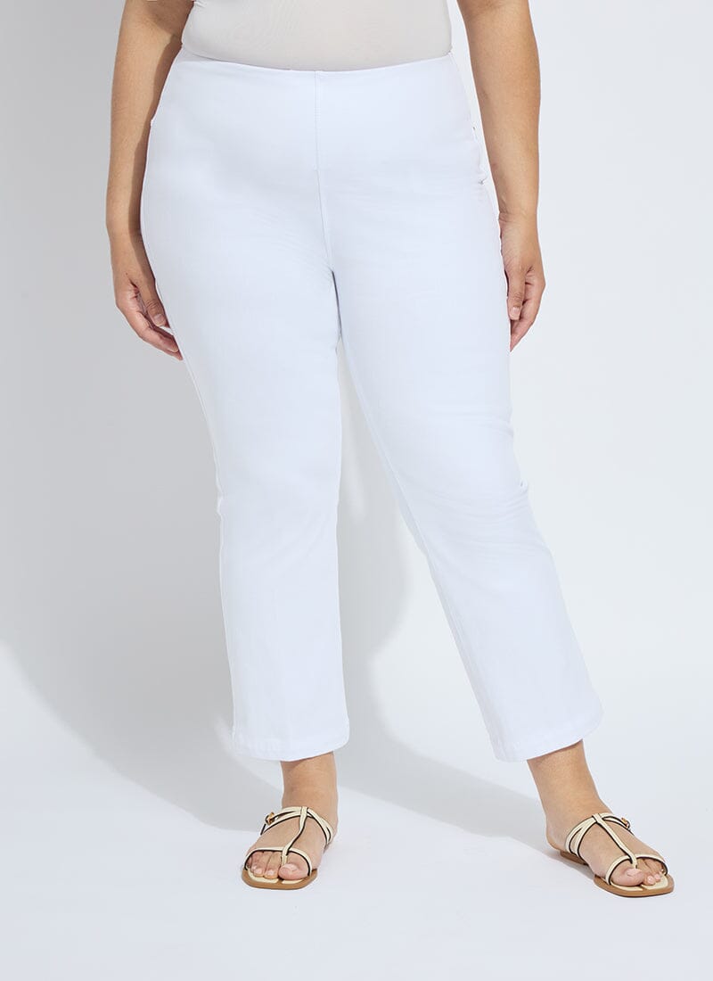 Lysse Ankle Denim Baby Bootcut (Curvy, 27" Inseam) Mid Wash