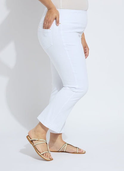 Lysse Ankle Denim Baby Bootcut (Curvy, 27" Inseam) Mid Wash