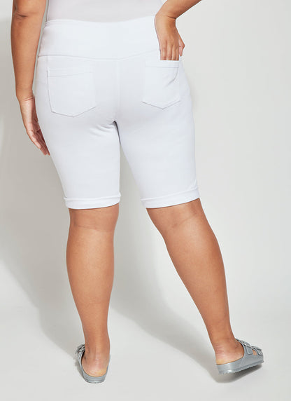 Lysse Boyfriend Short (Plus Size)  Mid Wash