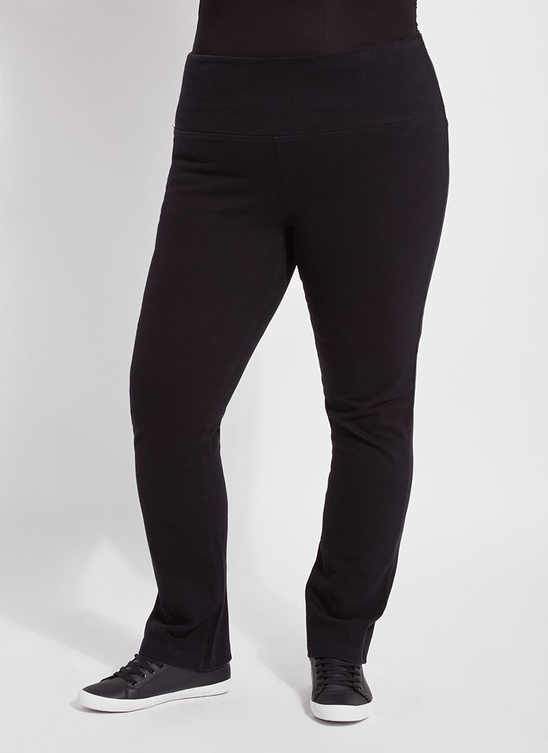 Lysse Denim Straight Leg Jean Legging (Plus Size)  Midwash