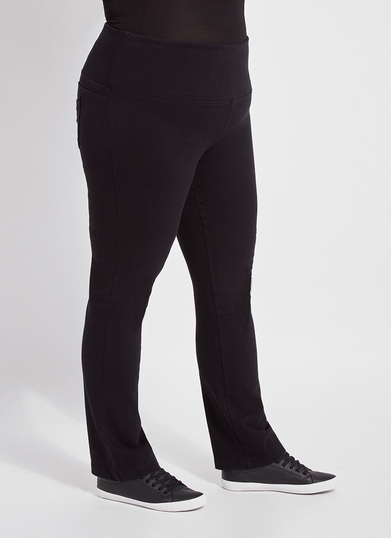 Lysse Denim Straight Leg Jean Legging (Plus Size)  Midwash