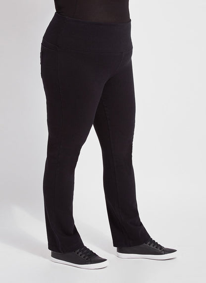 Lysse Denim Straight Leg Jean Legging (Plus Size)  Midwash