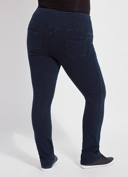 Lysse Denim Straight Leg Jean Legging (Plus Size)  Midwash