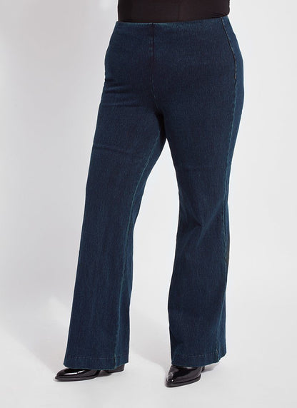 Lysse Denim Trouser Jean (Plus Size)  Indigo