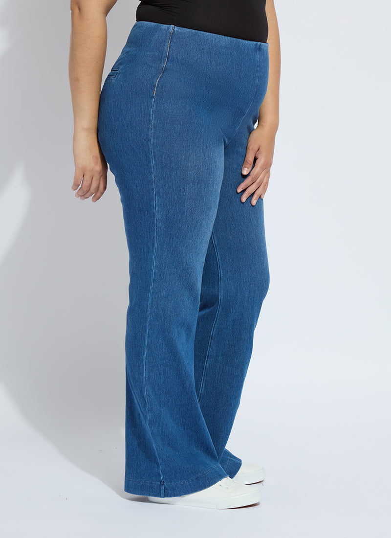 Lysse Denim Trouser Jean (Plus Size)  Indigo