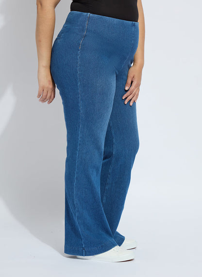 Lysse Denim Trouser Jean (Plus Size)  Indigo