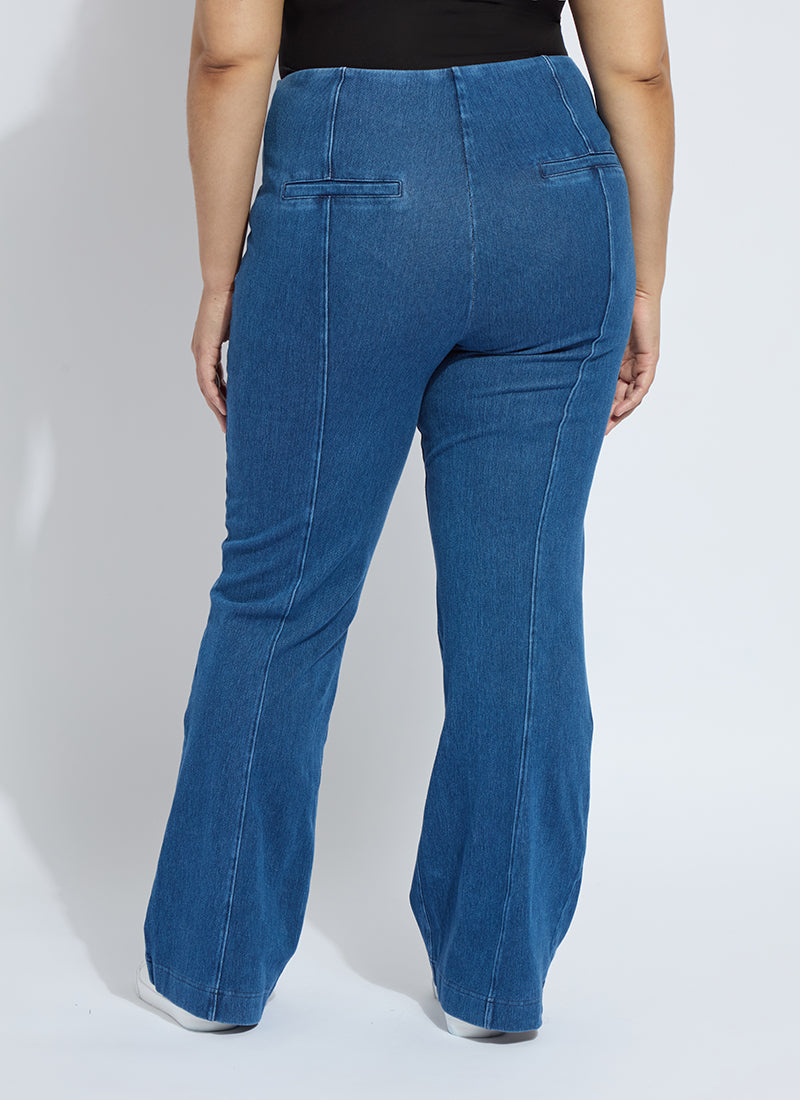 Lysse Denim Trouser Jean (Plus Size)  Indigo