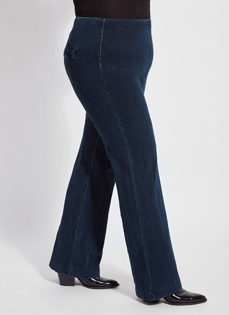 Lysse Denim Trouser Jean (Plus Size)  Indigo