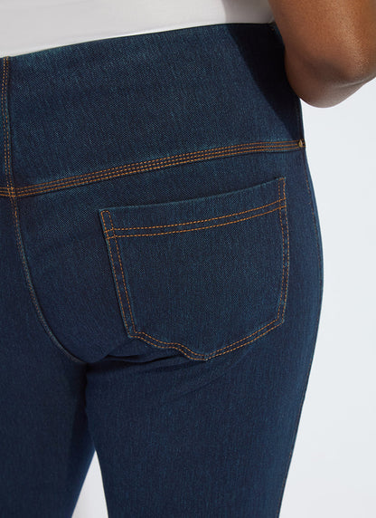 Lysse Toothpick Denim Jean Legging (Plus Size)  Black