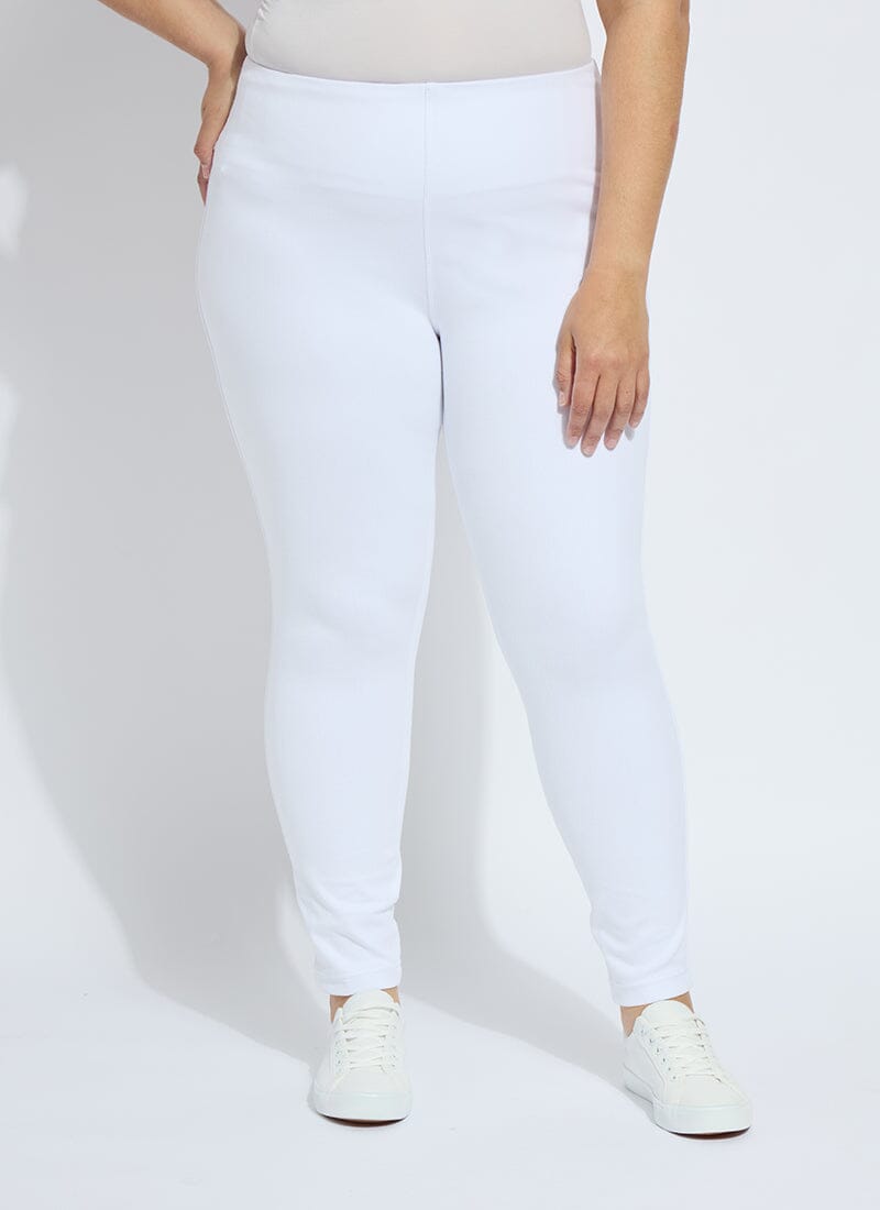 Lysse Toothpick Denim Jean Legging (Plus Size)  Black