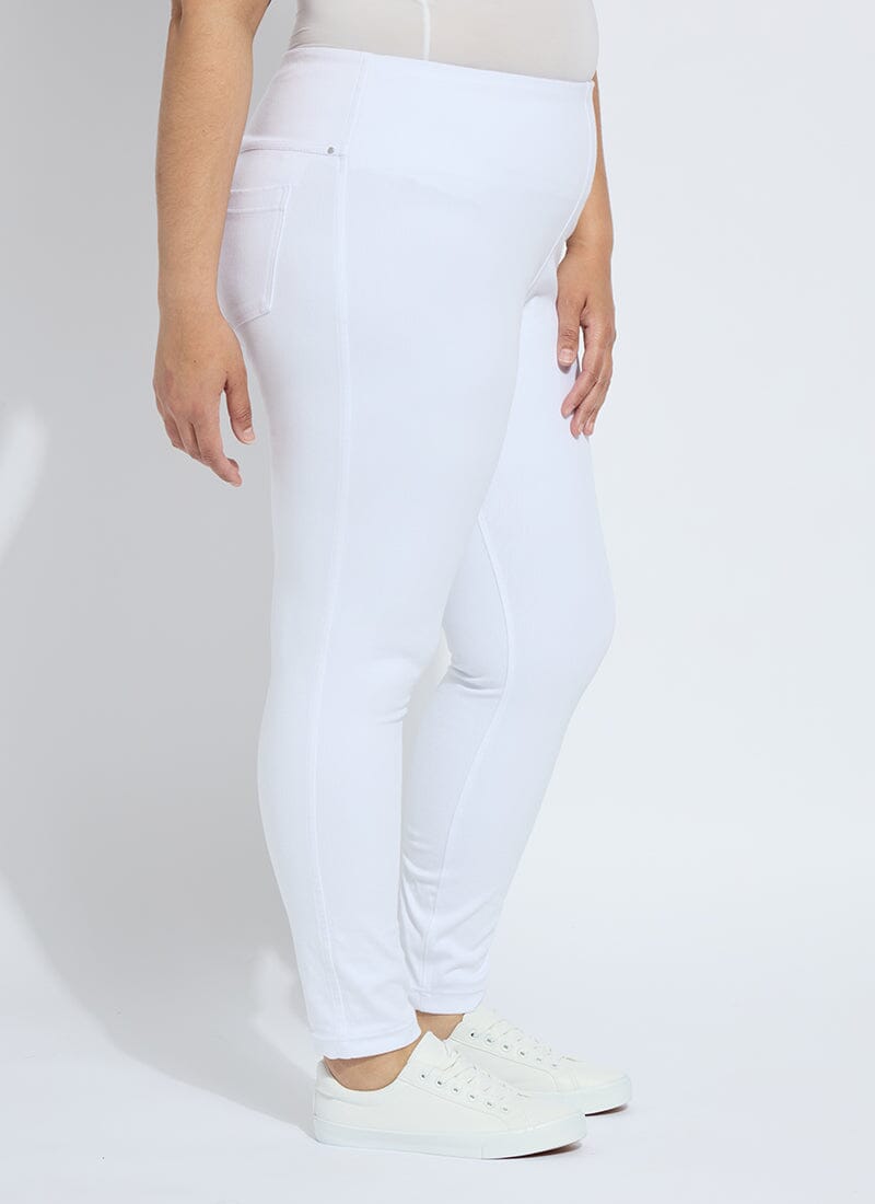 Lysse Toothpick Denim Jean Legging (Plus Size)  Black
