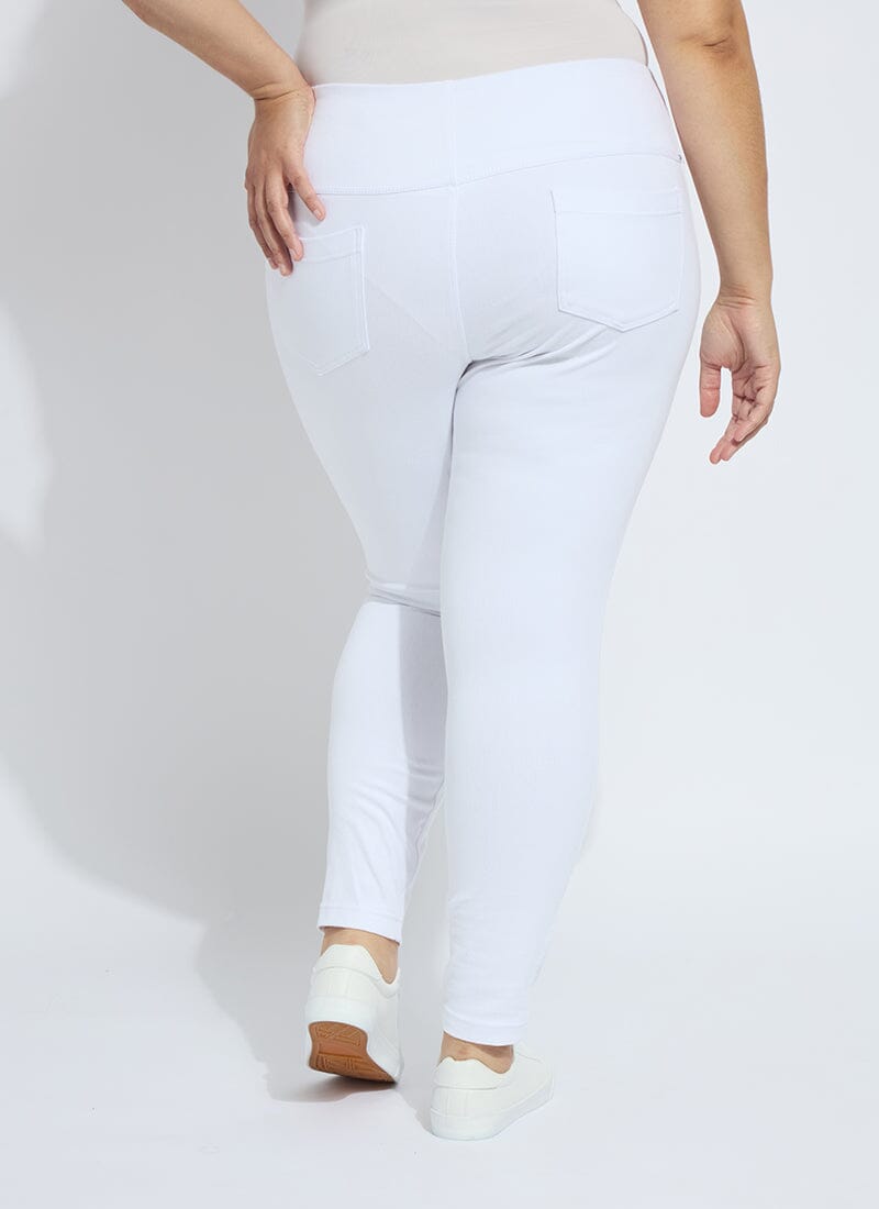 Lysse Toothpick Denim Jean Legging (Plus Size)  Black