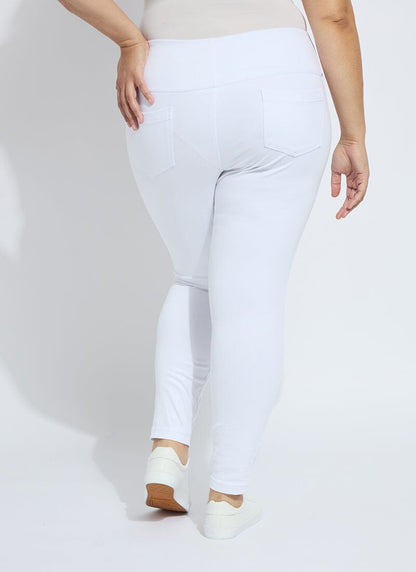 Lysse Toothpick Denim Jean Legging (Plus Size)  Black