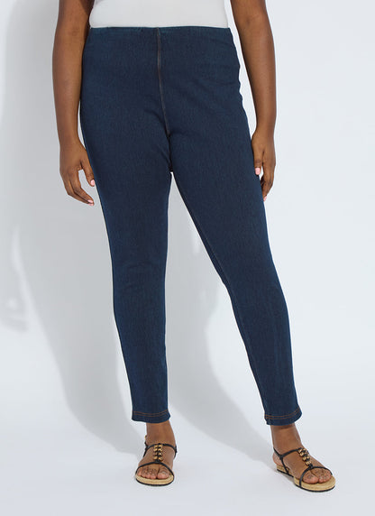 Lysse Toothpick Denim Jean Legging (Plus Size)  Black