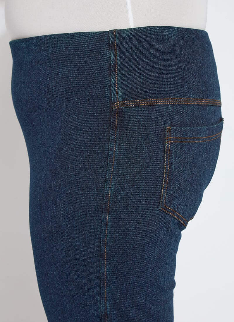 Lysse Ankle Denim Baby Bootcut (Curvy, 27" Inseam) Indigo