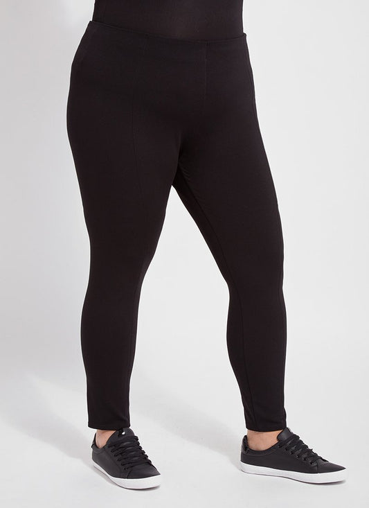 Lysse Curvy Taylor Seamed Legging Black