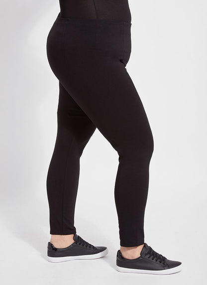 Lysse Curvy Taylor Seamed Legging Black