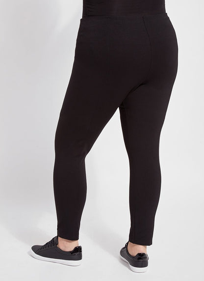 Lysse Curvy Taylor Seamed Legging Black