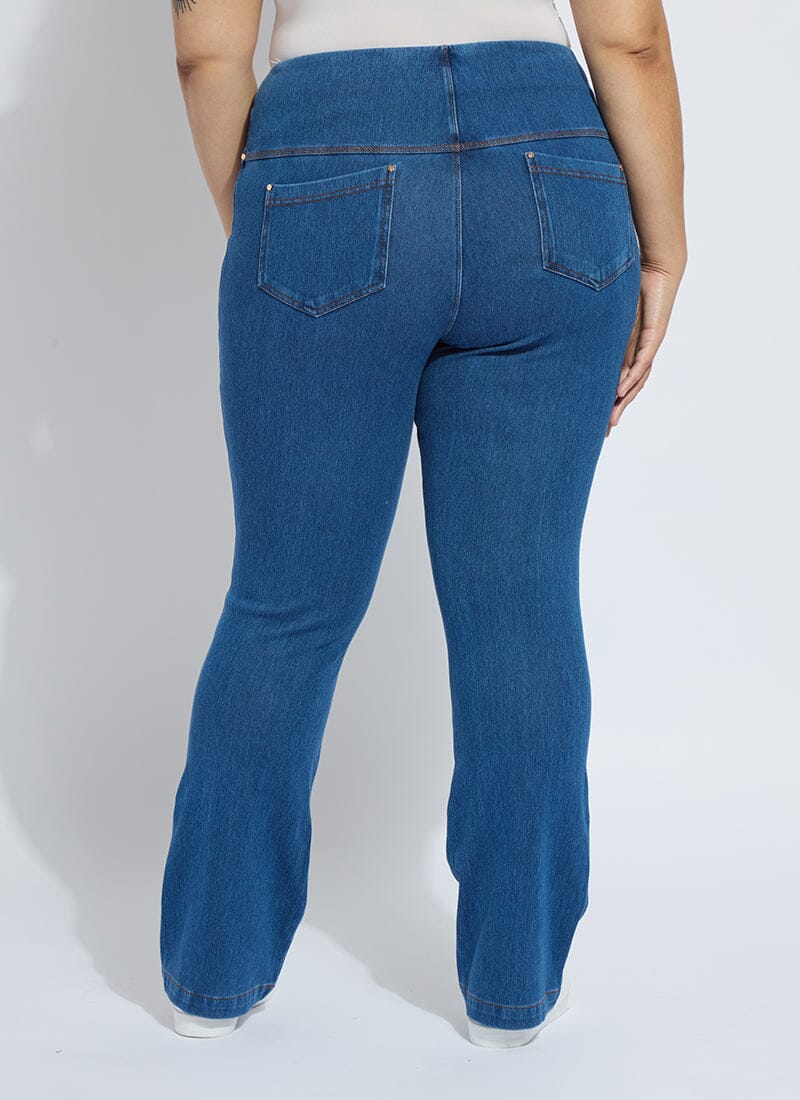 Lysse Baby Bootcut Denim Curvy (32" Inseam) Mid Wash