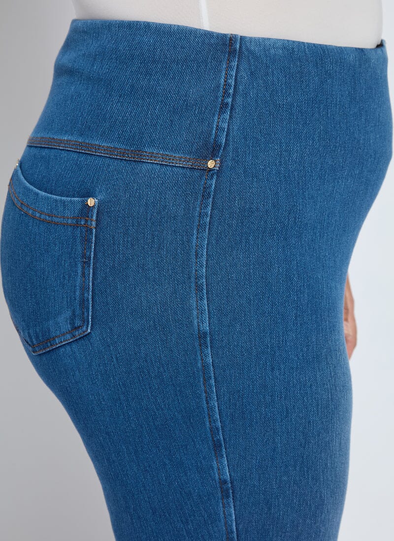 Lysse Baby Bootcut Denim Curvy (32" Inseam) Mid Wash