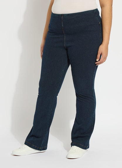 Lysse Baby Bootcut Denim Curvy (32" Inseam) Mid Wash