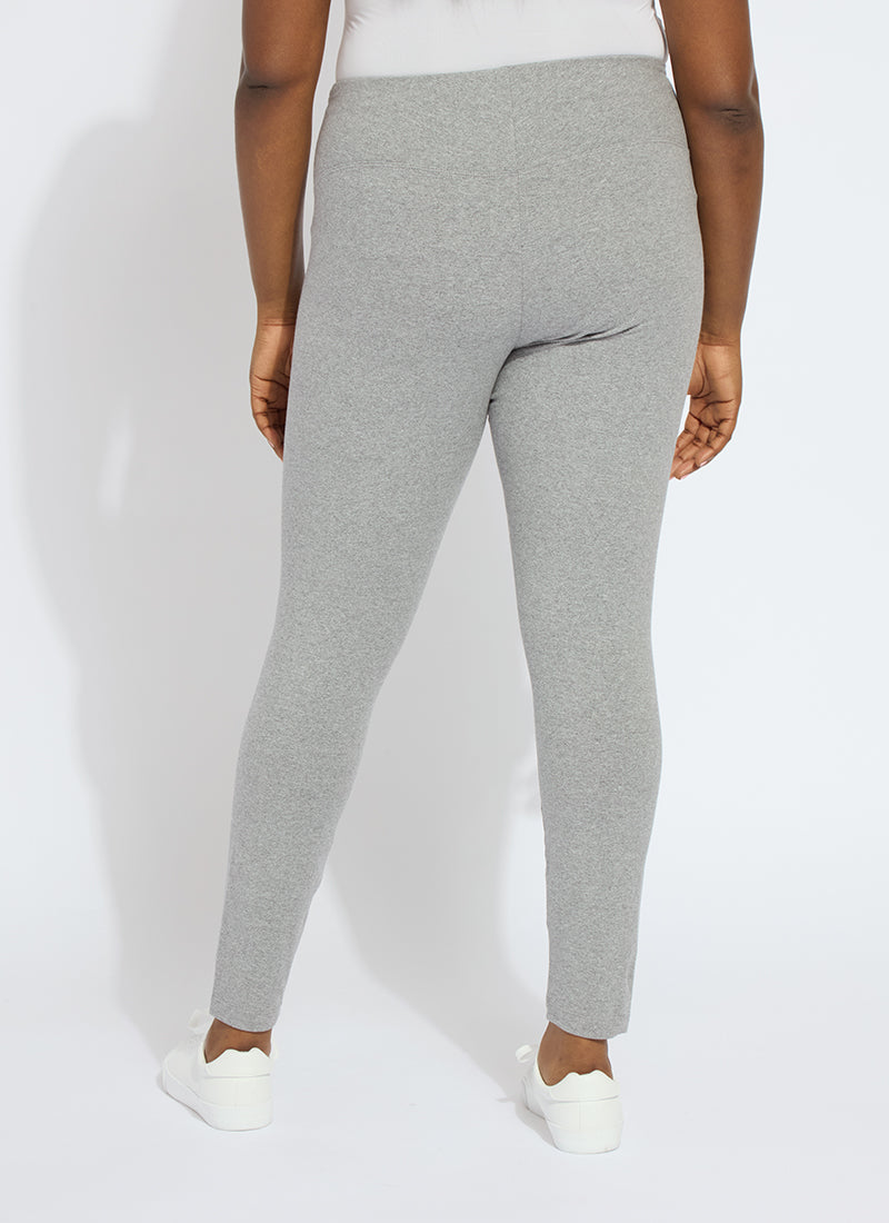 Lysse Flattering Cotton Legging (Plus Size)  Midnight